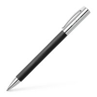 FABER-CASTELL Kugelschreiber AMBITION Edelharz  schwarz,...