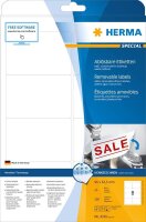 HERMA Etiketten 4350 weiß 96,0 x 63,5 mm, 25 Blatt