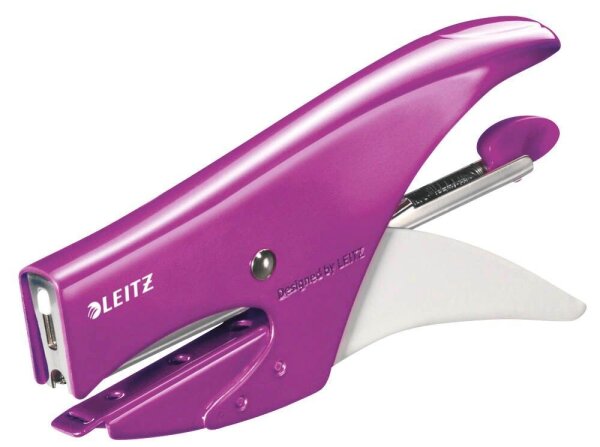 LEITZ Heftzange 5531 WOW violett-metallic, 1 St.