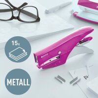 LEITZ Heftzange 5531 WOW violett-metallic, 1 St.