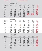 Ersatzkalendarium Für Tisch-Einsteckkalender...