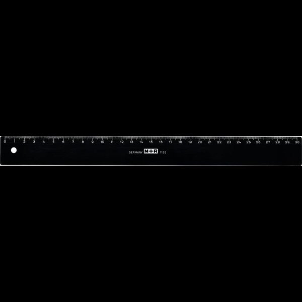 M + R Lineal 30,0 cm, schwarz