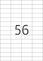 HERMA Etiketten 5080 weiß 52,5 x 21,2 mm, 25 Blatt