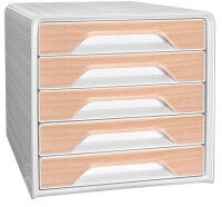 cep Schubladenbox Smoove  weiß/Buche 1071111021,...