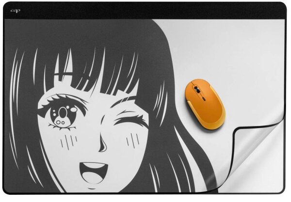 cep Schreibtischunterlage Manga schwarz/weiß Kunststoff 58,5 x 38,5 cm, 1 St.