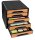 cep Schubladenbox Smoove  schwarz/Bambus 1071115301, DIN A4 mit 5 Schubladen, 1 St.