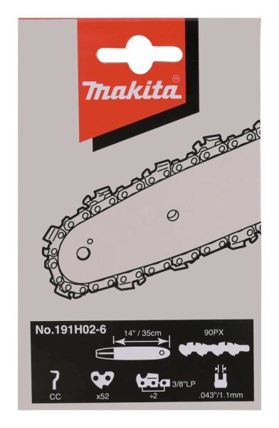 makita 191H02-6 Sägekette 35,0 cm, 3/8 Zoll, 1,1 mm