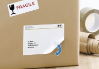 HERMA Etiketten 5082 weiß 105,0 x 148,0 mm, 25 Blatt