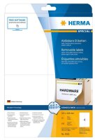HERMA Etiketten 5082 weiß 105,0 x 148,0 mm, 25 Blatt