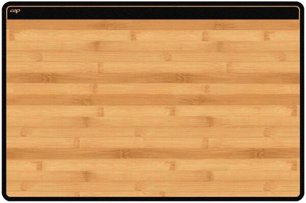 cep Schreibtischunterlage schwarz/bambus Kunststoff 58,5 x 38,5 cm, 1 St.