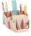 cep Schreibtisch-Organizer Mineral rosa Polystyrol 6 Fächer 14,3 x 15,8 x 9,3 cm