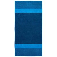 Dyckhoff Saunatuch XL Two-Tone Stripe blau 100,0 x 200,0 cm