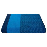 Dyckhoff Saunatuch XL Two-Tone Stripe blau 100,0 x 200,0 cm