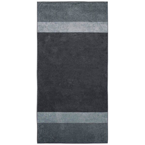 Dyckhoff Saunatuch XL Two-Tone Stripe grau 100,0 x 200,0 cm