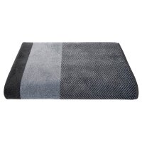 Dyckhoff Saunatuch XL Two-Tone Stripe grau 100,0 x 200,0 cm