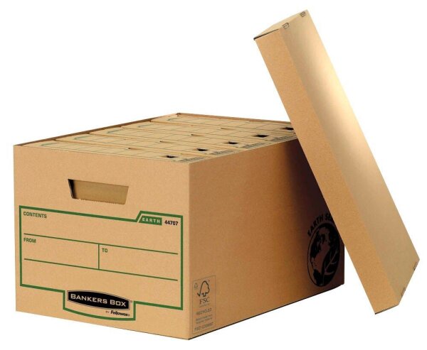 Bankers Box Archivboxen Earth Series braun 33,5 x 47,0 x 27,1 cm, 10 St.
