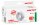 METO Preisetiketten leuchtrot permanent 26,0 x 16,0 mm, 6 Rollen