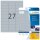 HERMA Folienetiketten 4098 silber 63,5 x 29,6 mm, 25 Blatt