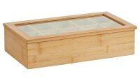 Zeller Teebox hellbraun 36,0 x 9,0 cm, 1 St.