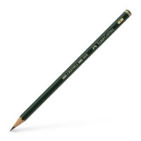 FABER-CASTELL 9000 Bleistift F grün, 1 St.