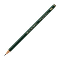 FABER-CASTELL 9000 Bleistift 4H grün, 1 St.