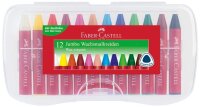 FABER-CASTELL Jumbo Wachsmalstifte farbsortiert, 12 St.