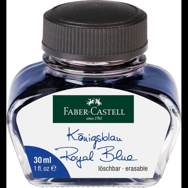 FABER-CASTELL Tintenfass 149839 königsblau 30,0 ml, 1 St.