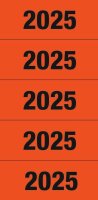 HERMA Inhaltsschilder 2025 rot, 100 St.