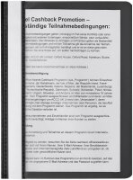 Schnellhefter Kunststoff schwarz DIN A5, 1 St.