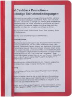 Schnellhefter Kunststoff rot DIN A5, 1 St.