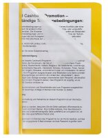 Schnellhefter Kunststoff gelb DIN A5, 1 St.