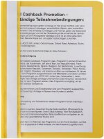 Schnellhefter Kunststoff gelb DIN A5, 1 St.