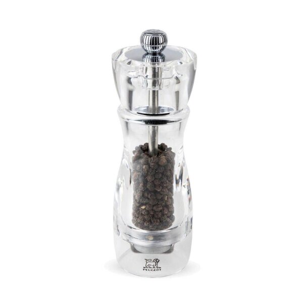PEUGEOT Pfeffermühle Vittel transparent/silber Höhe: 16,0 cm, 1 St.