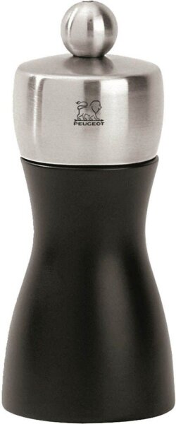 PEUGEOT Salzmühle Fidji schwarz, silber Höhe: 12,0 cm, 1 St.