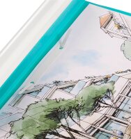 Schnellhefter Quality Kunststoff türkis DIN A4, 1 St.