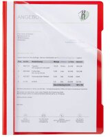 Schnellhefter Quality Kunststoff rot DIN A4, 1 St.