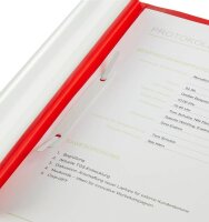 Schnellhefter Quality Kunststoff rot DIN A4, 1 St.
