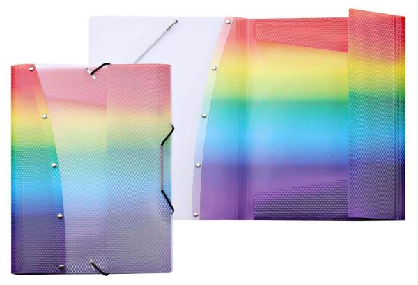 VELOFLEX Sammelmappe Rainbow DIN A4 Motiv, 1 St.