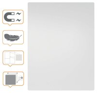 nobo Whiteboard 60,0 x 45,0 cm weiß Stahl