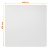 nobo Whiteboard 45,0 x 45,0 cm weiß Stahl