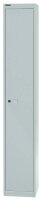 BISLEY Spind lichtgrau CLK121645, 1 Schließfach 30,5 x 30,5 x 180,2 cm