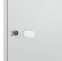 BISLEY Spind lichtgrau CLK121645, 1 Schließfach 30,5 x 30,5 x 180,2 cm