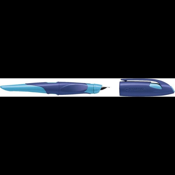 STABILO EASYbirdy Patronenfüller dunkelblau/hellblau A (für Anfänger), 1 St.