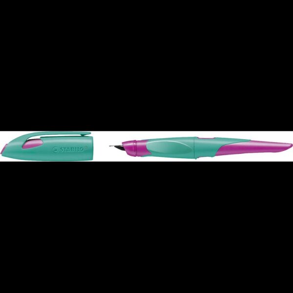 STABILO EASYbirdy Patronenfüller türkis/pink A (für Anfänger), 1 St.