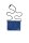 PAGNA Brustbeutel Basic blau