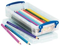 Really Useful Box Aufbewahrungsbox 0,55 l transparent 22,0 x 10,0 x 4,0 cm, 1 St.