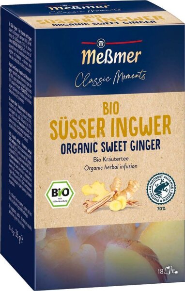 Meßmer Süßer Ingwer Bio-Tee 18 Portionen