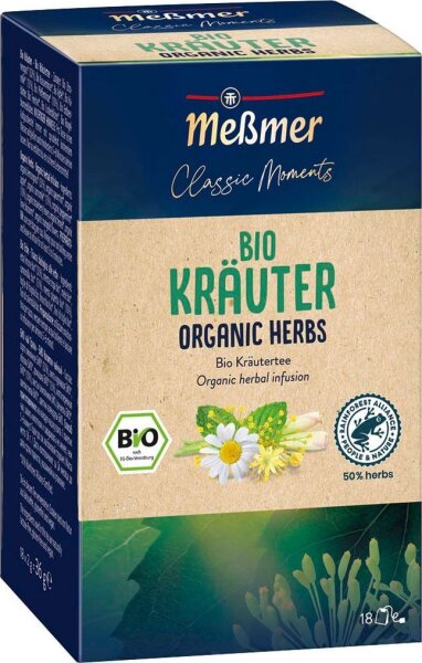 Meßmer Kräuter Bio-Tee 18 Portionen