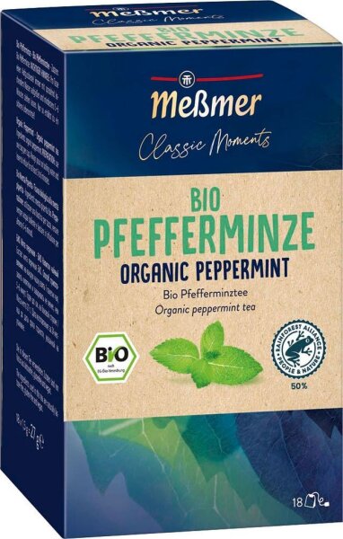 Meßmer Pfefferminz Bio-Tee 18 Portionen