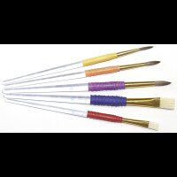 Grippy Pinsel-Set Größe 4, 6, 8,10, 12, 5-teilig
